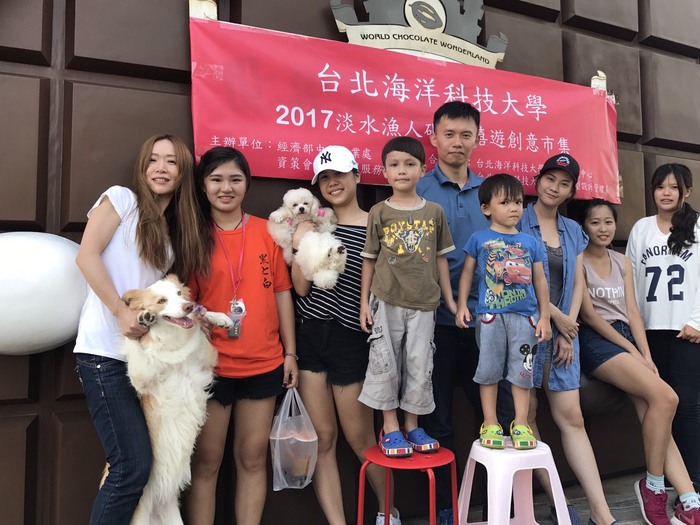 結合在地海洋文化 時尚系參與淡水漁人碼頭創意市集圖片
